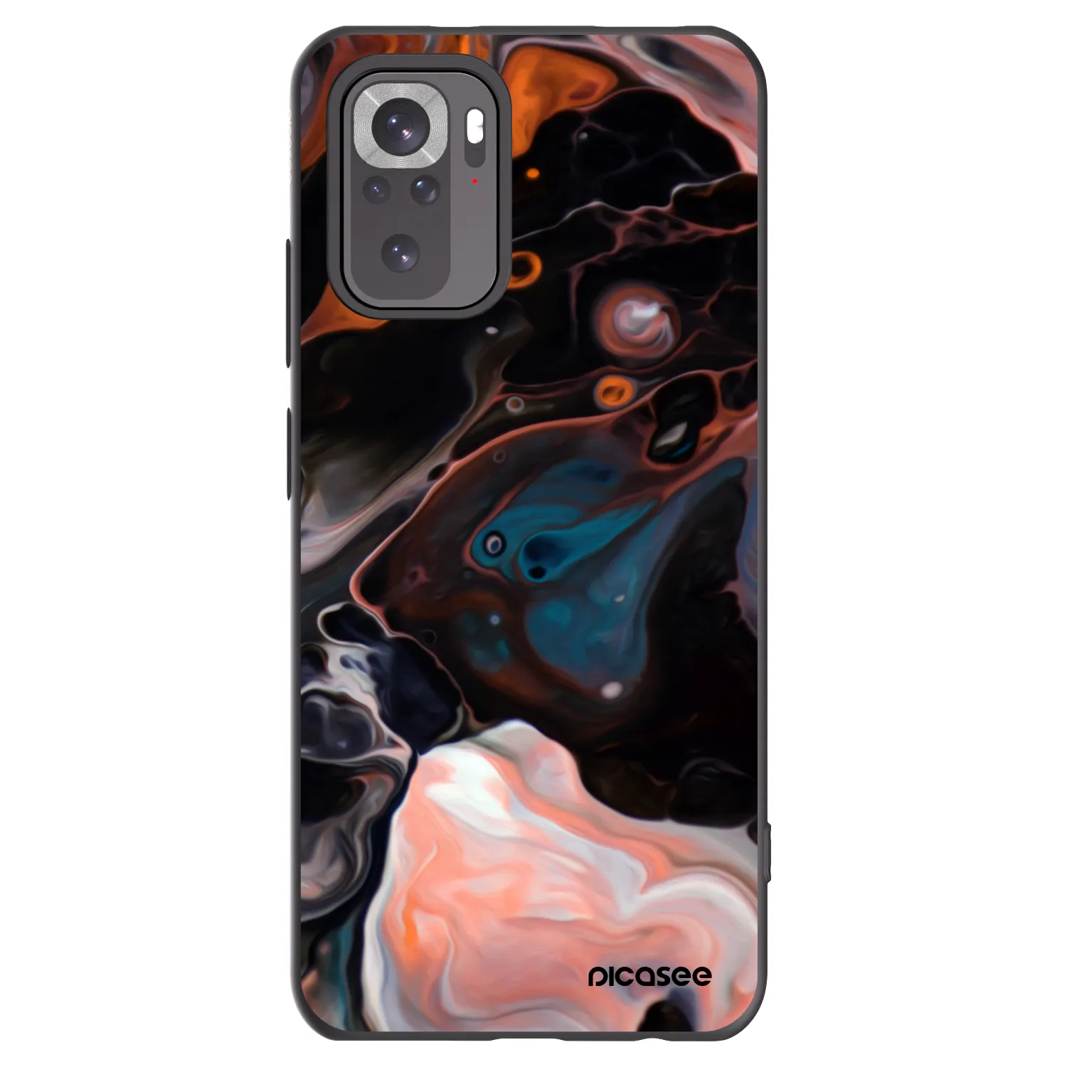 Picasee Μαύρη θήκη σιλικόνης για Xiaomi Redmi Note 11S 4G - Cream