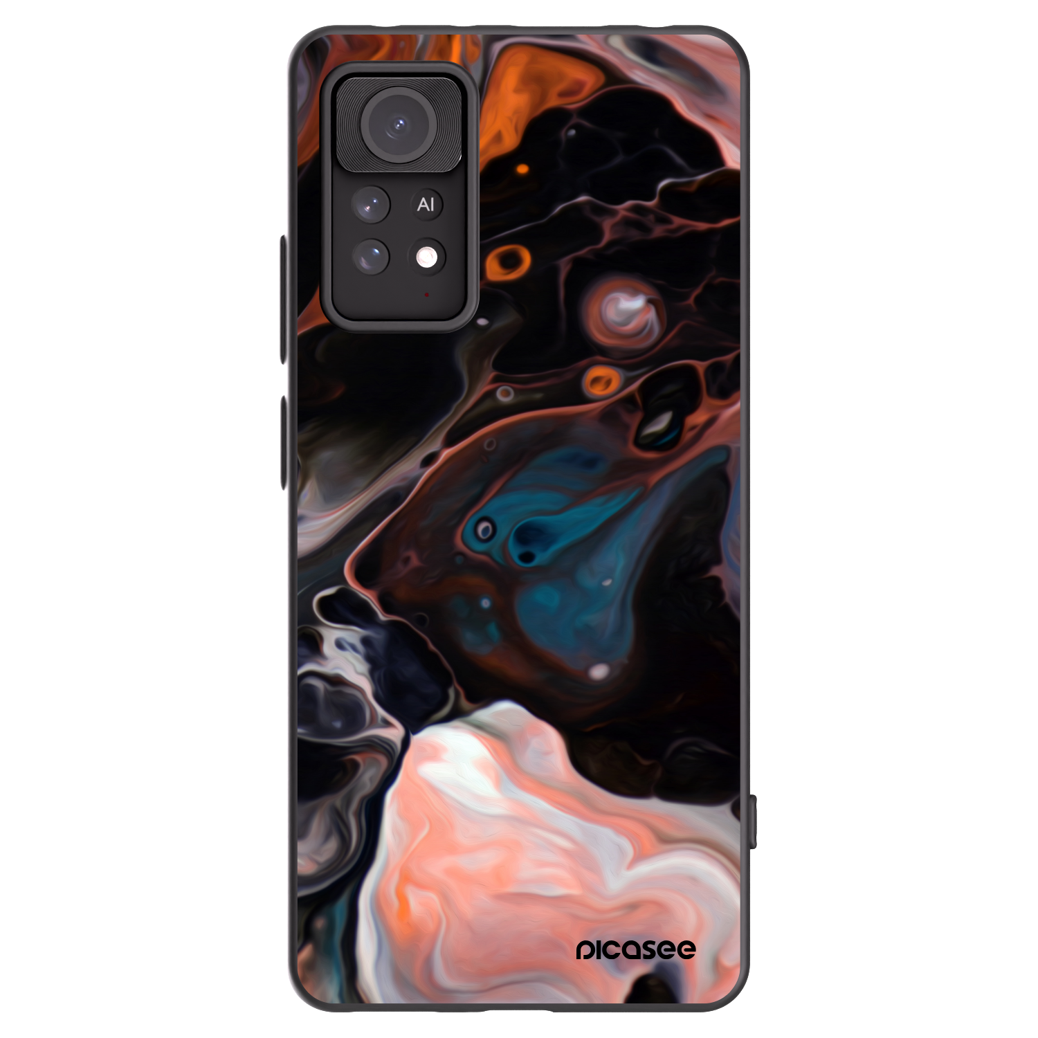 Picasee Μαύρη θήκη σιλικόνης για Xiaomi Redmi Note 11 Pro - Cream