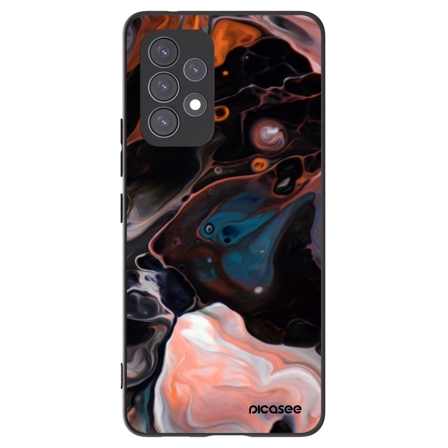 Picasee Μαύρη θήκη σιλικόνης για Samsung Galaxy A53 5G A536 - Cream