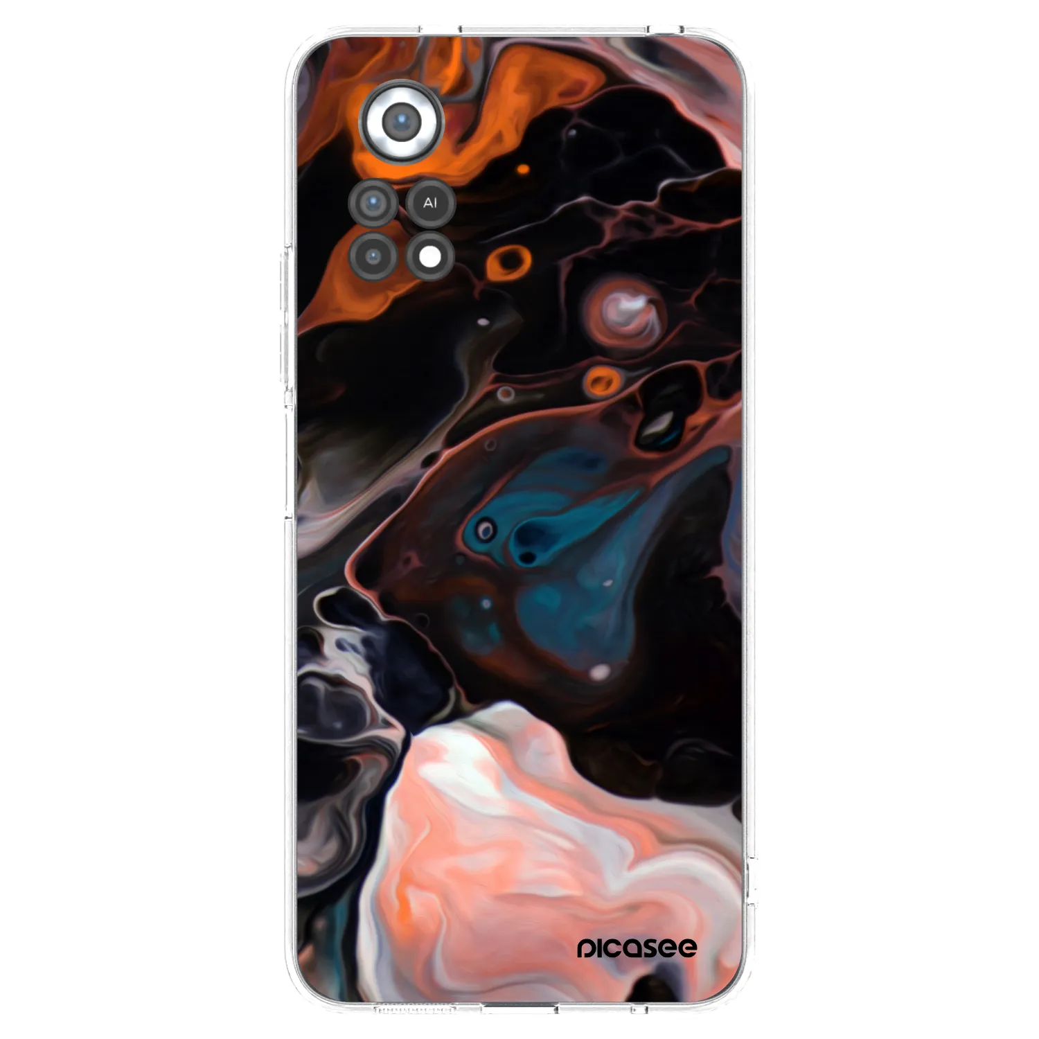 Picasee διαφανής θήκη σιλικόνης Xiaomi Poco X4 Pro 5G - Cream
