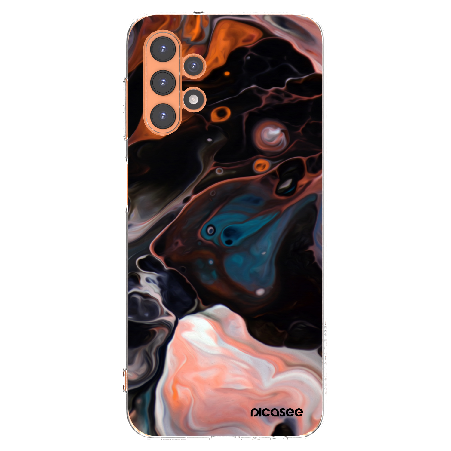 Picasee διαφανής θήκη σιλικόνης Samsung Galaxy A13 4G A135 - Cream