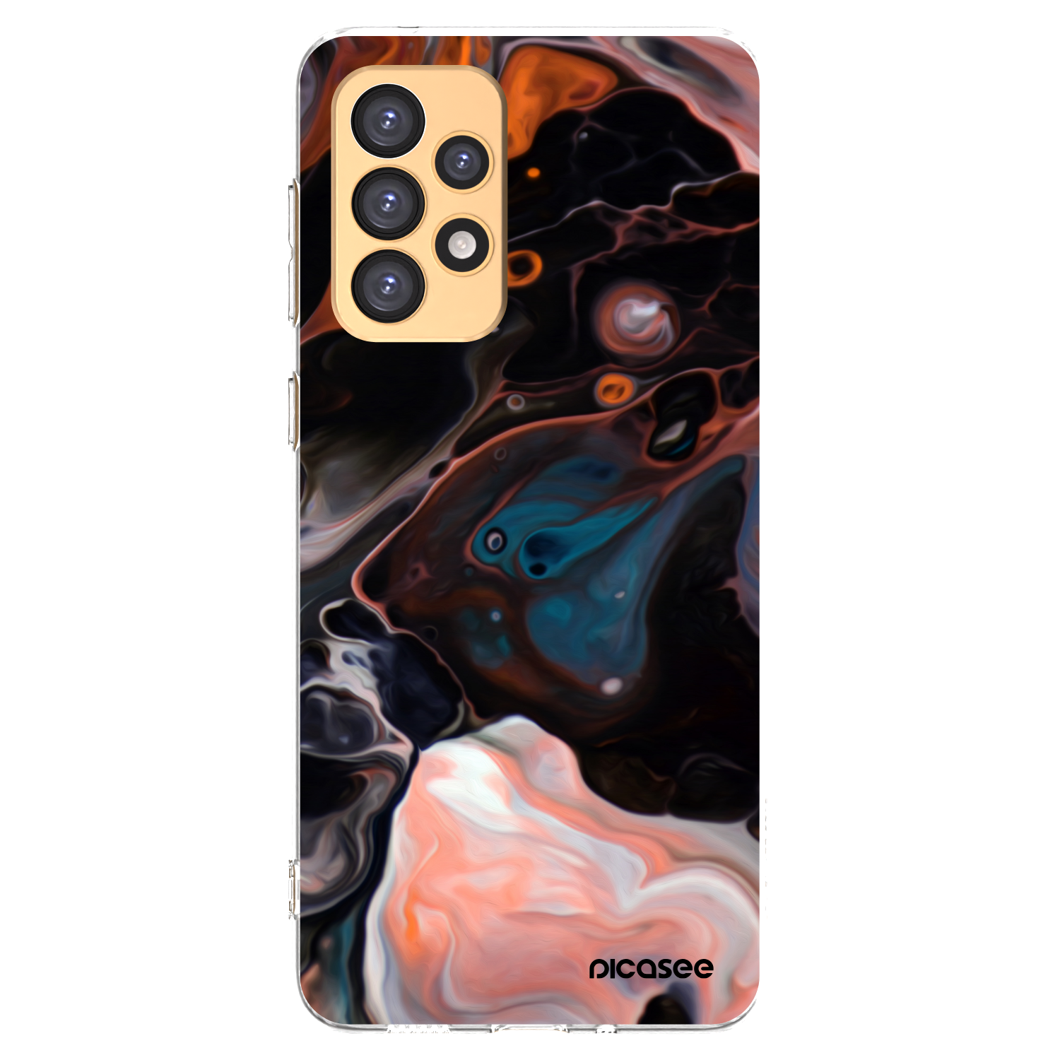 Picasee διαφανής θήκη σιλικόνης Samsung Galaxy A33 5G A336 - Cream