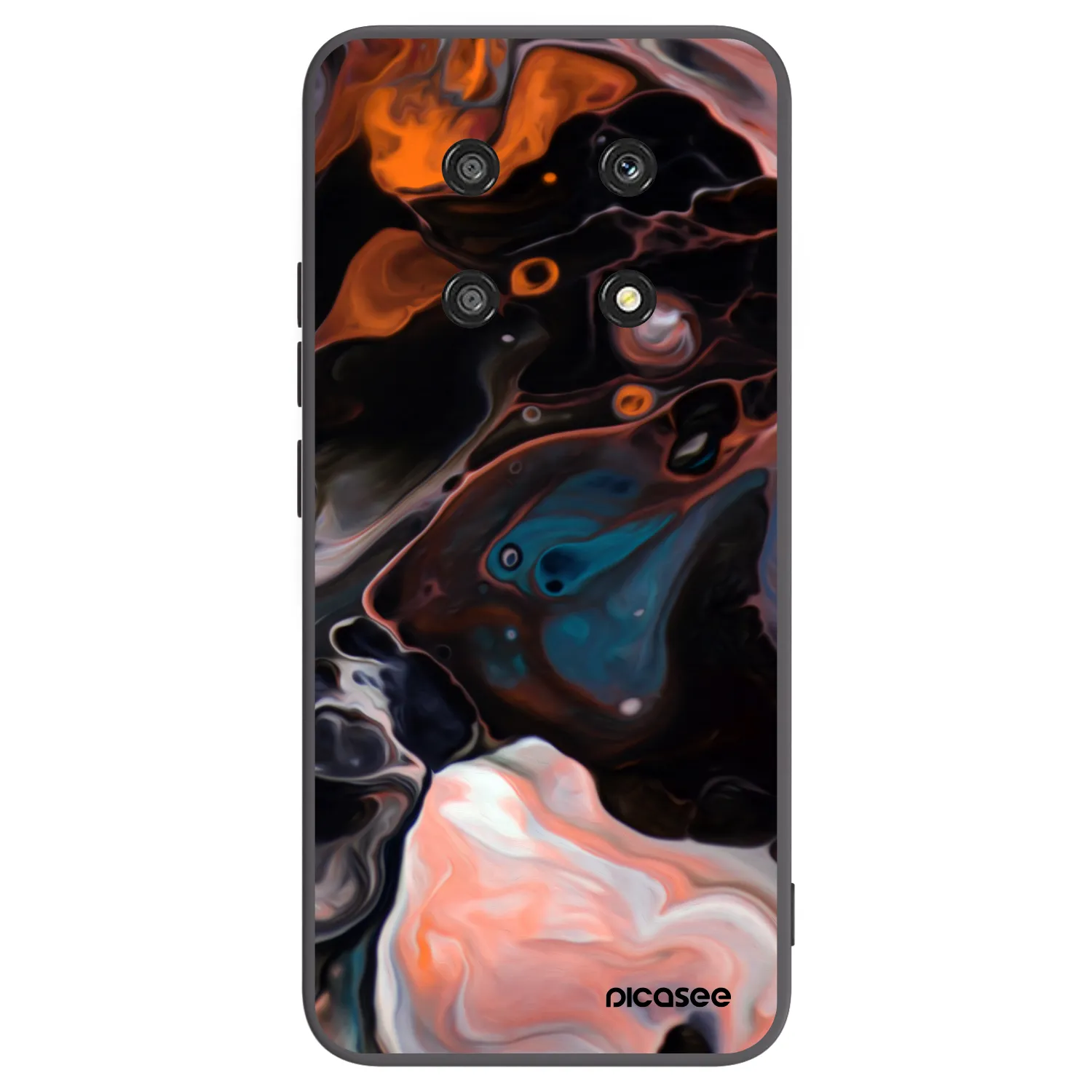 Picasee Μαύρη θήκη σιλικόνης για Honor Magic4 Lite 5G - Cream