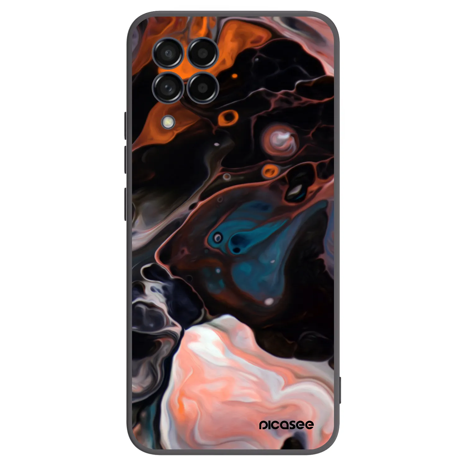 Picasee Μαύρη θήκη σιλικόνης για Samsung Galaxy M53 5G - Cream