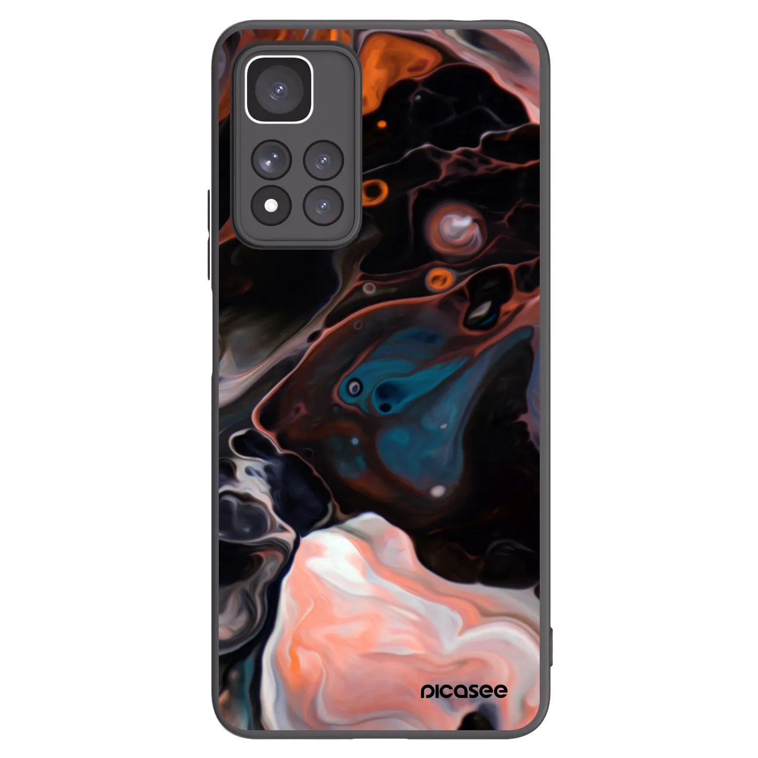 Picasee Μαύρη θήκη σιλικόνης για Xiaomi Redmi Note 11 Pro+ 5G - Cream