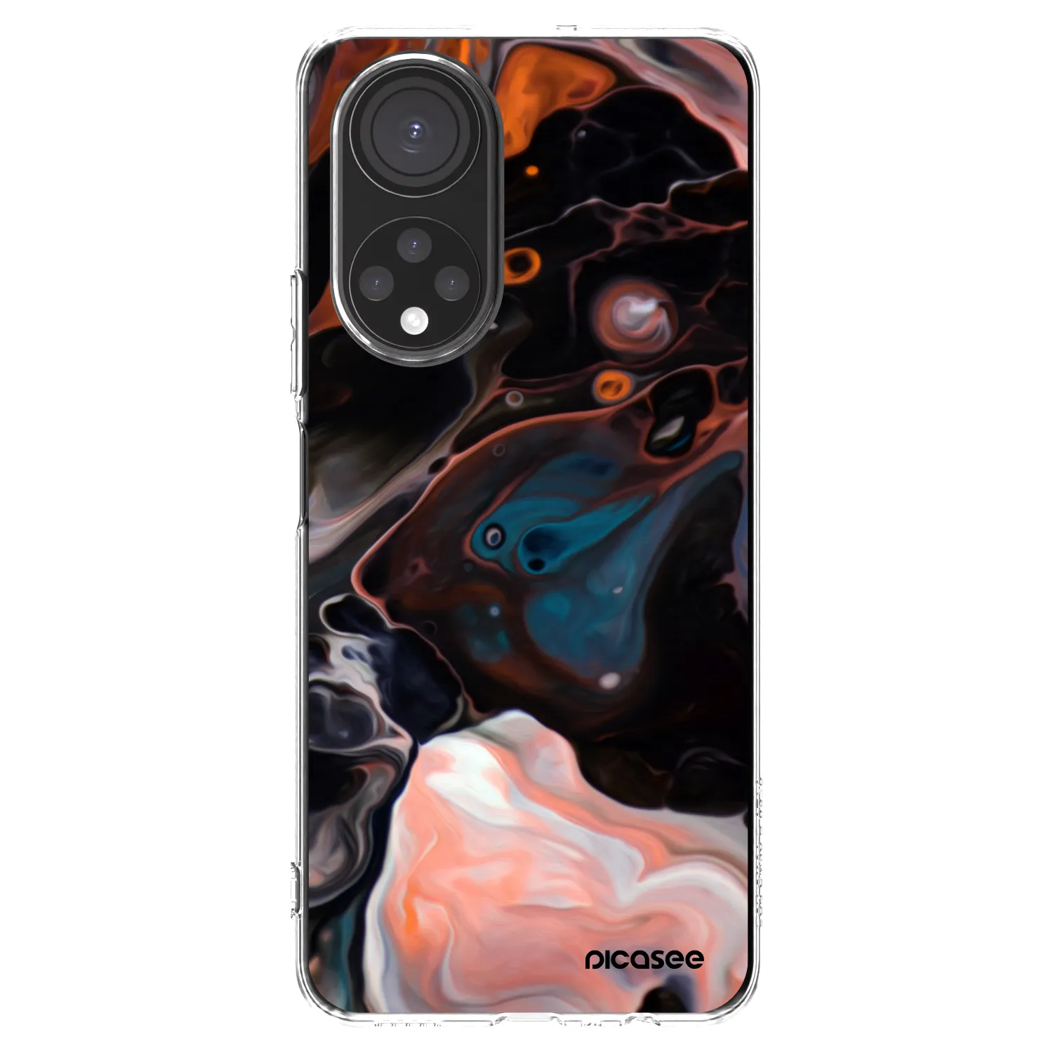 Picasee διαφανής θήκη σιλικόνης Honor X7 - Cream