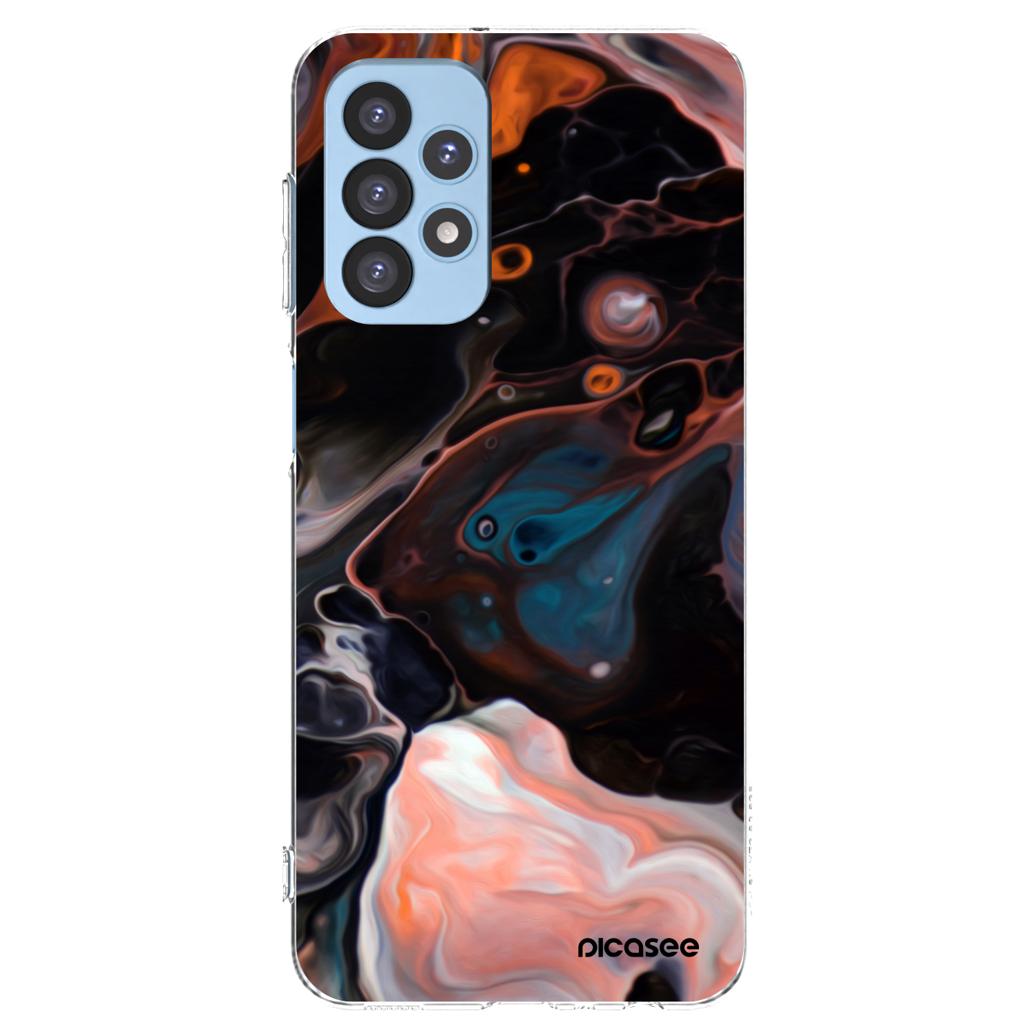 Picasee διαφανής θήκη σιλικόνης Samsung Galaxy A23 A235F 4G - Cream