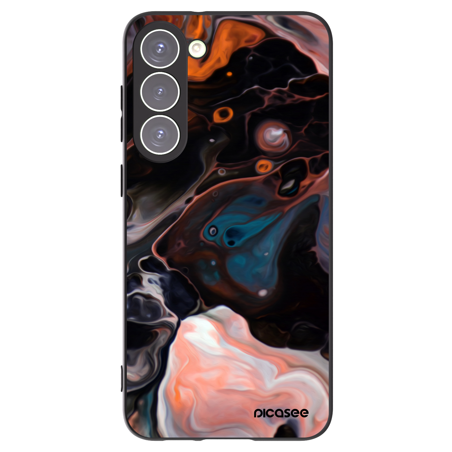 Picasee Μαύρη θήκη σιλικόνης για Samsung Galaxy S23+ 5G - Cream