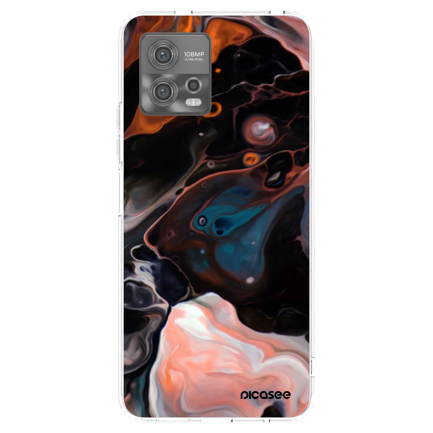 Picasee διαφανής θήκη σιλικόνης Motorola Moto G72 - Cream