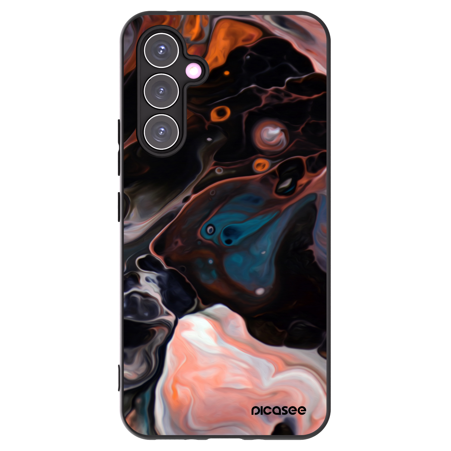 Picasee Μαύρη θήκη σιλικόνης για Samsung Galaxy A54 5G A546B - Cream