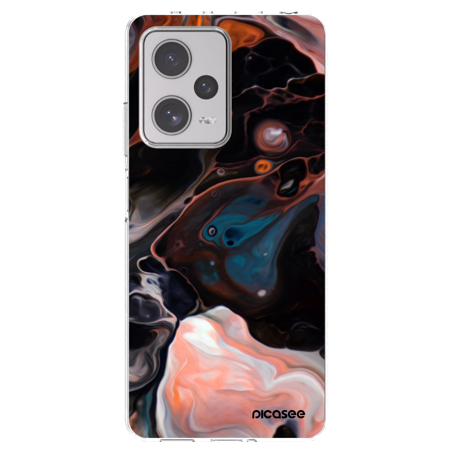 Picasee διαφανής θήκη σιλικόνης Xiaomi Redmi Note 12 Pro+ 5G - Cream