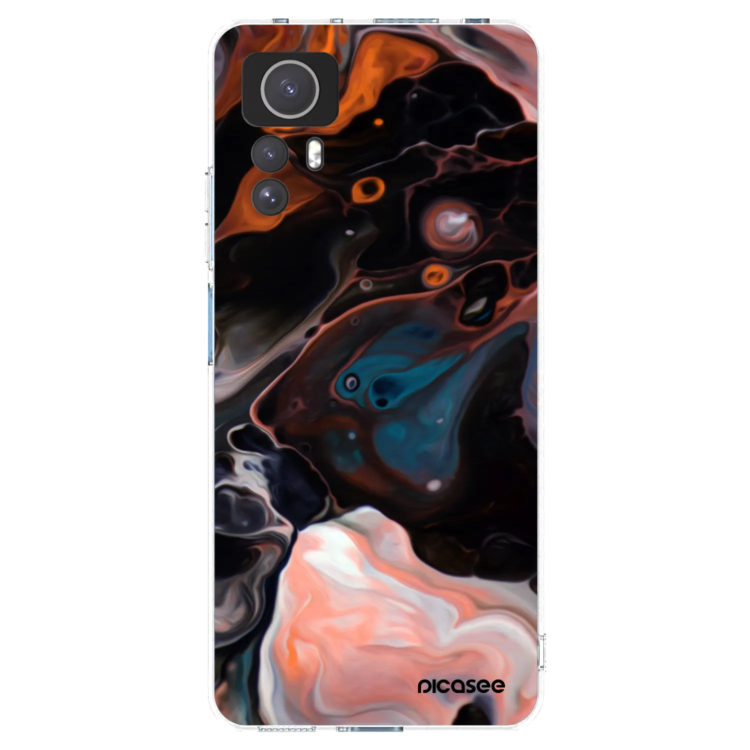 Picasee διαφανής θήκη σιλικόνης Xiaomi Redmi Note 12S - Cream