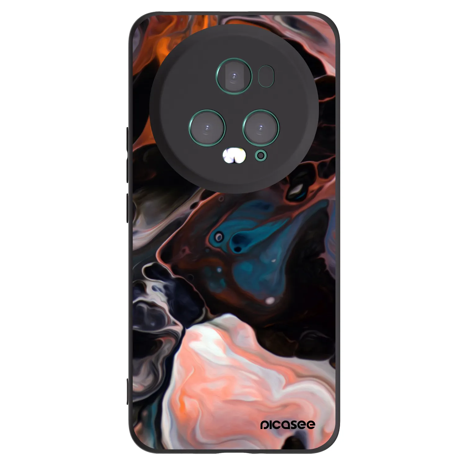 Picasee Μαύρη θήκη σιλικόνης για Honor Magic5 Pro - Cream