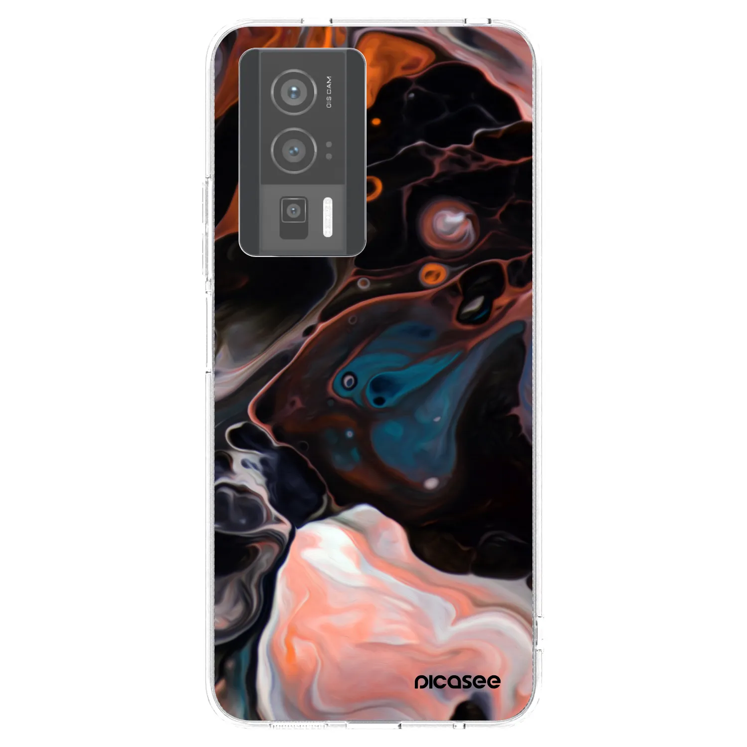 Picasee διαφανής θήκη σιλικόνης Xiaomi Poco F5 Pro 5G - Cream