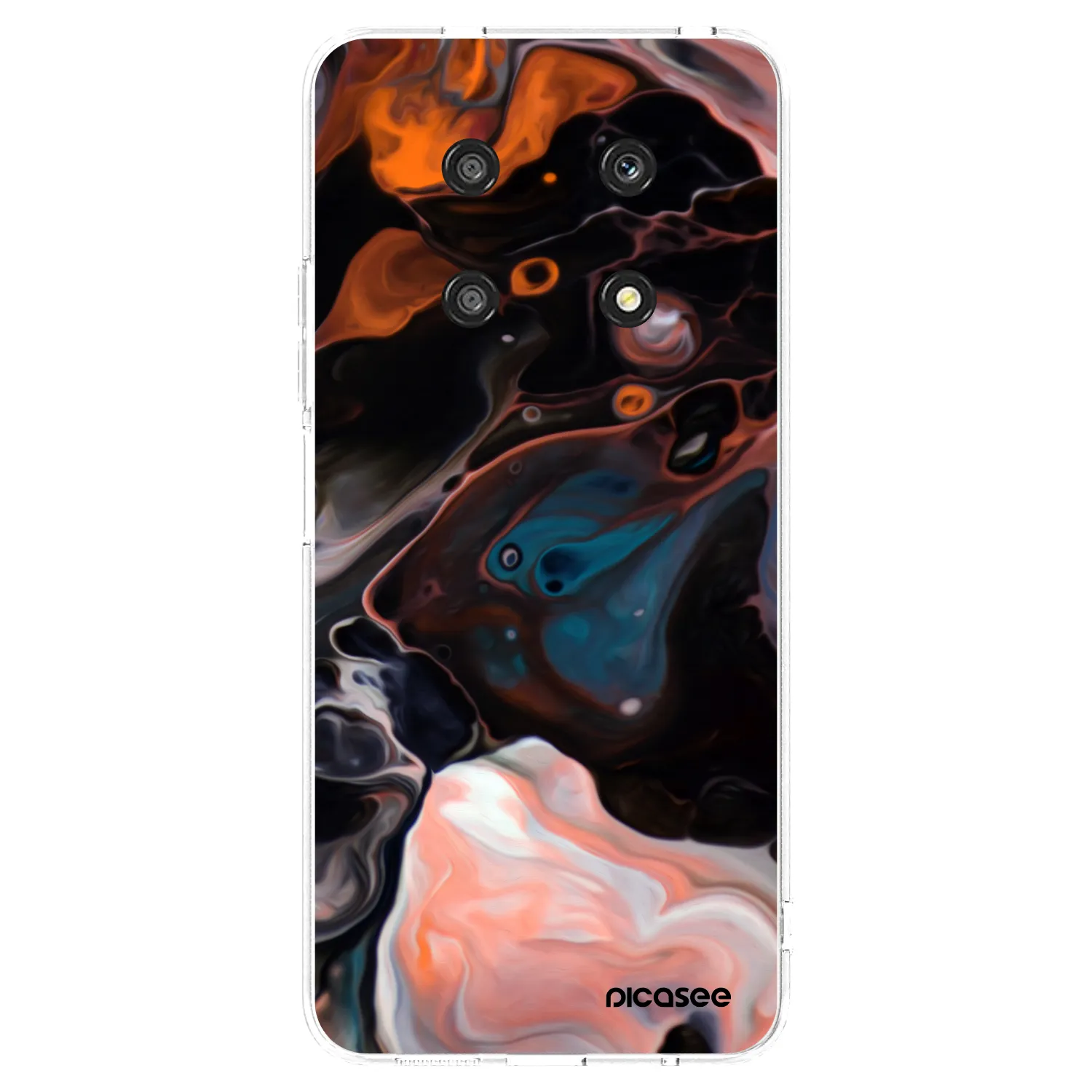 Picasee διαφανής θήκη σιλικόνης Honor Magic4 Lite 5G - Cream