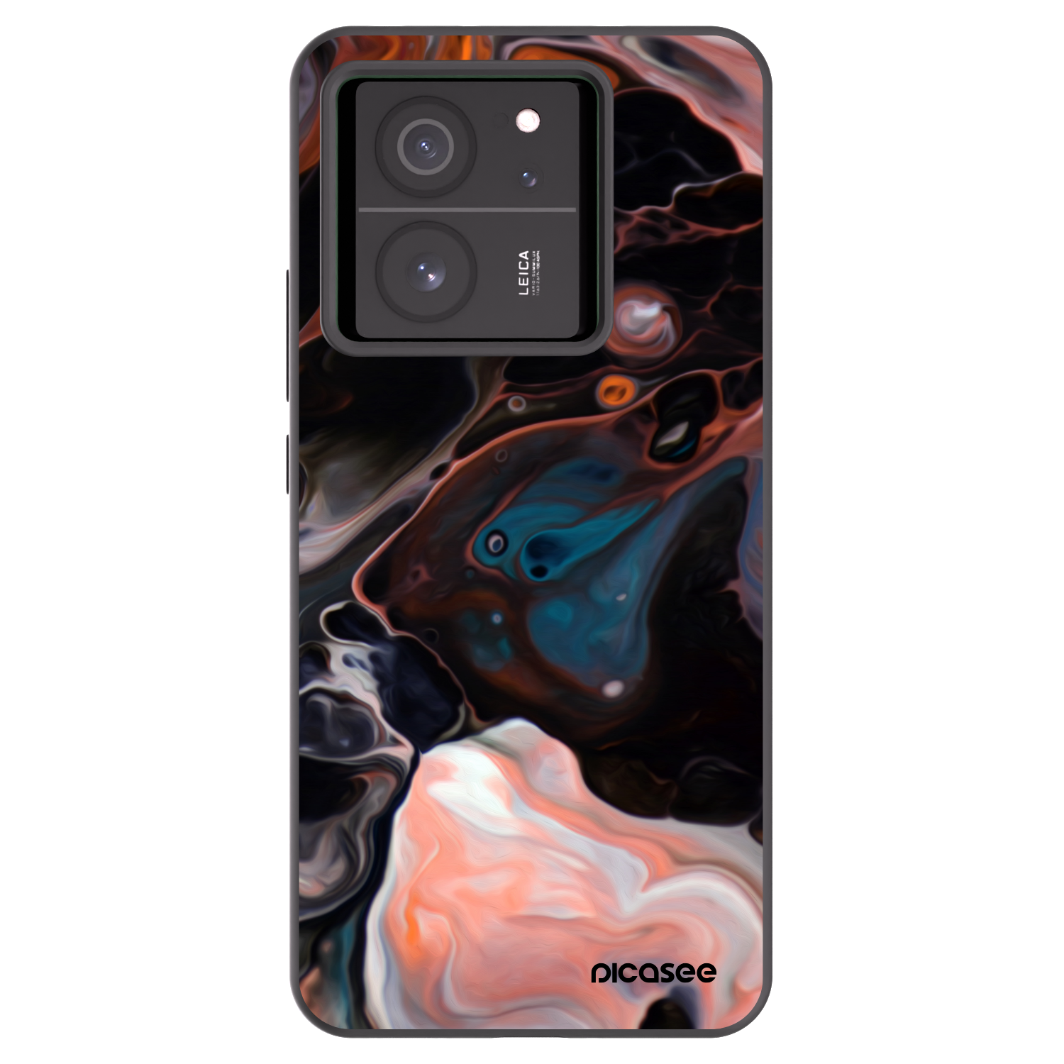 Picasee Μαύρη θήκη σιλικόνης για Xiaomi 13T Pro - Cream