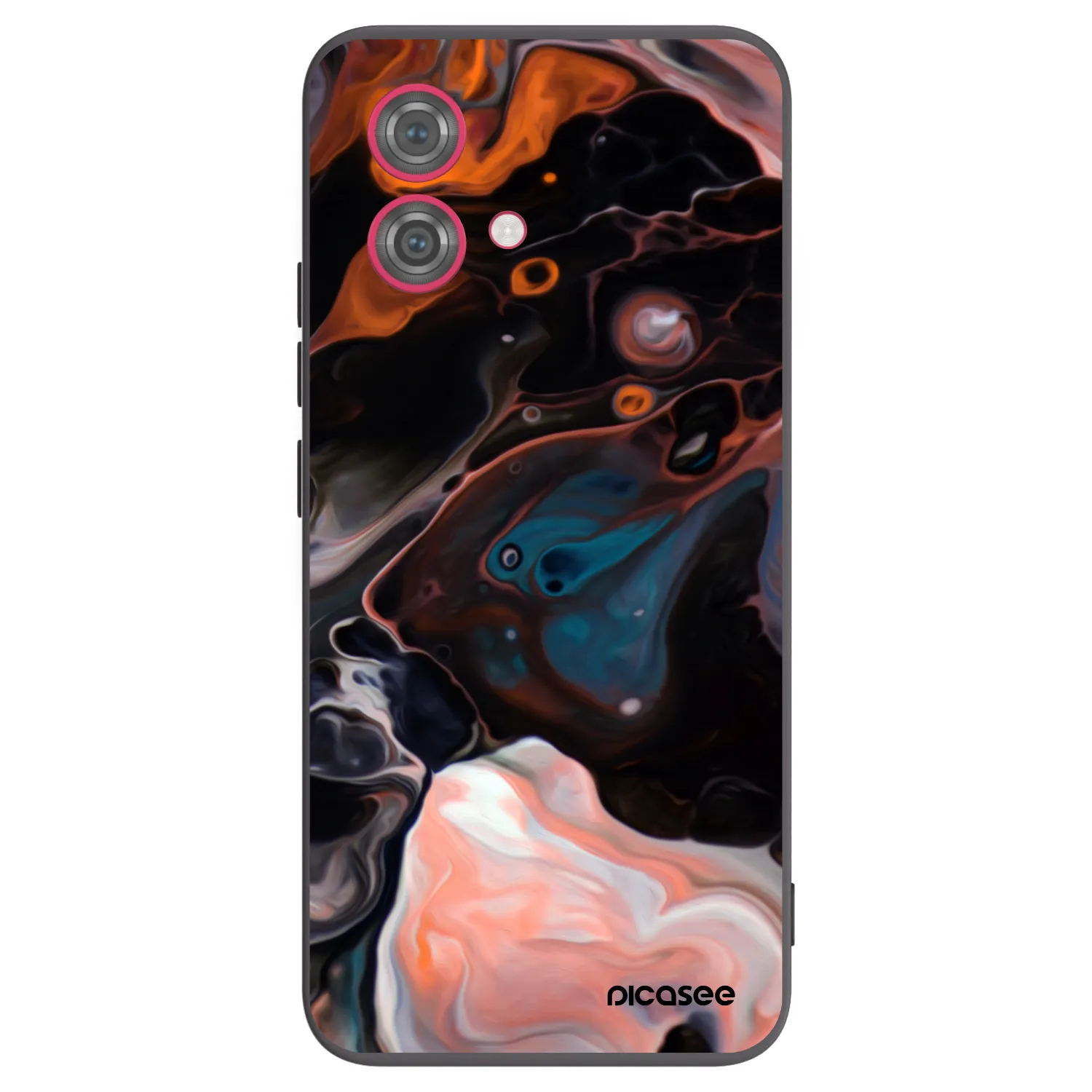 Picasee Μαύρη θήκη σιλικόνης για Motorola Moto G84 5G - Cream