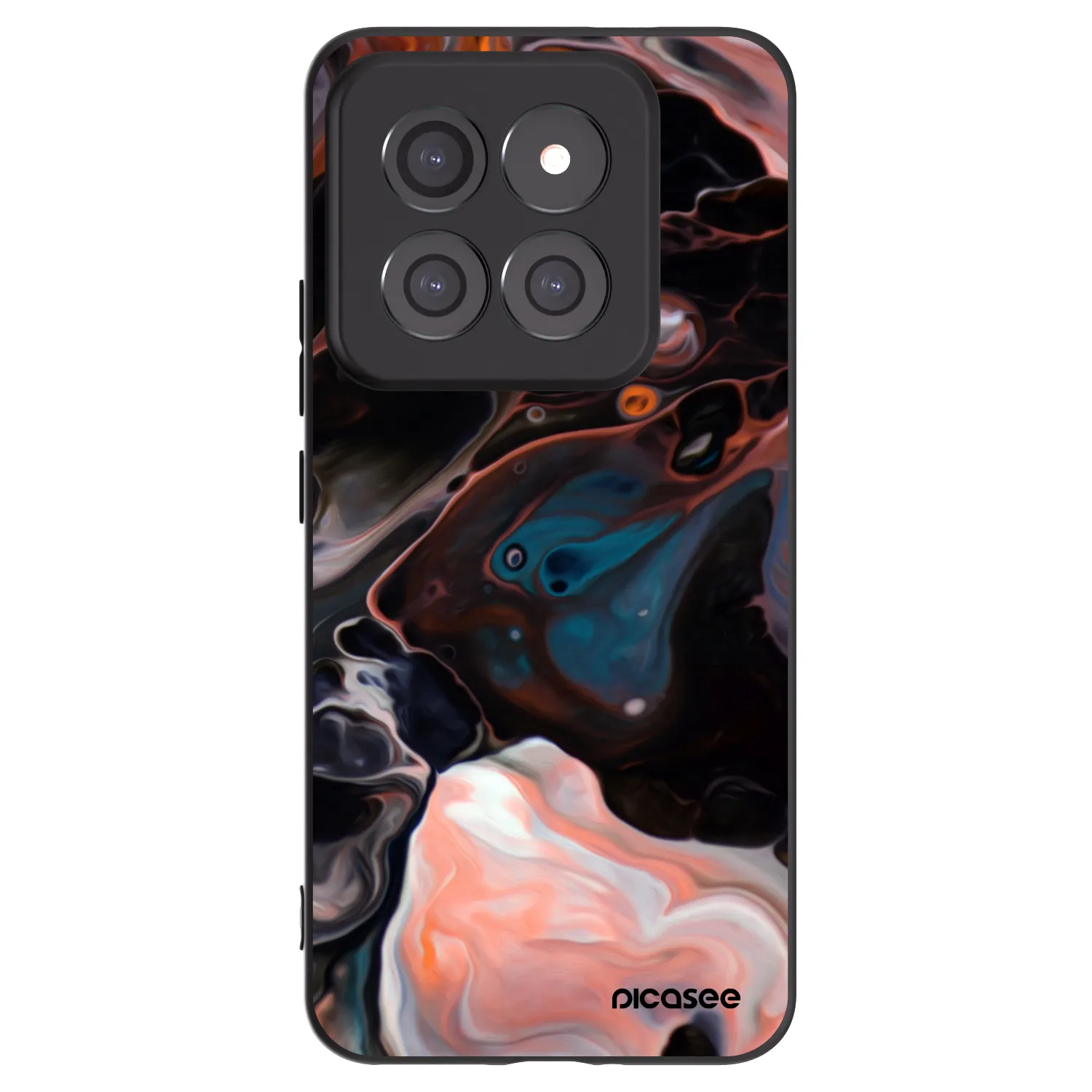 Picasee Μαύρη θήκη σιλικόνης για Xiaomi 14 Pro - Cream