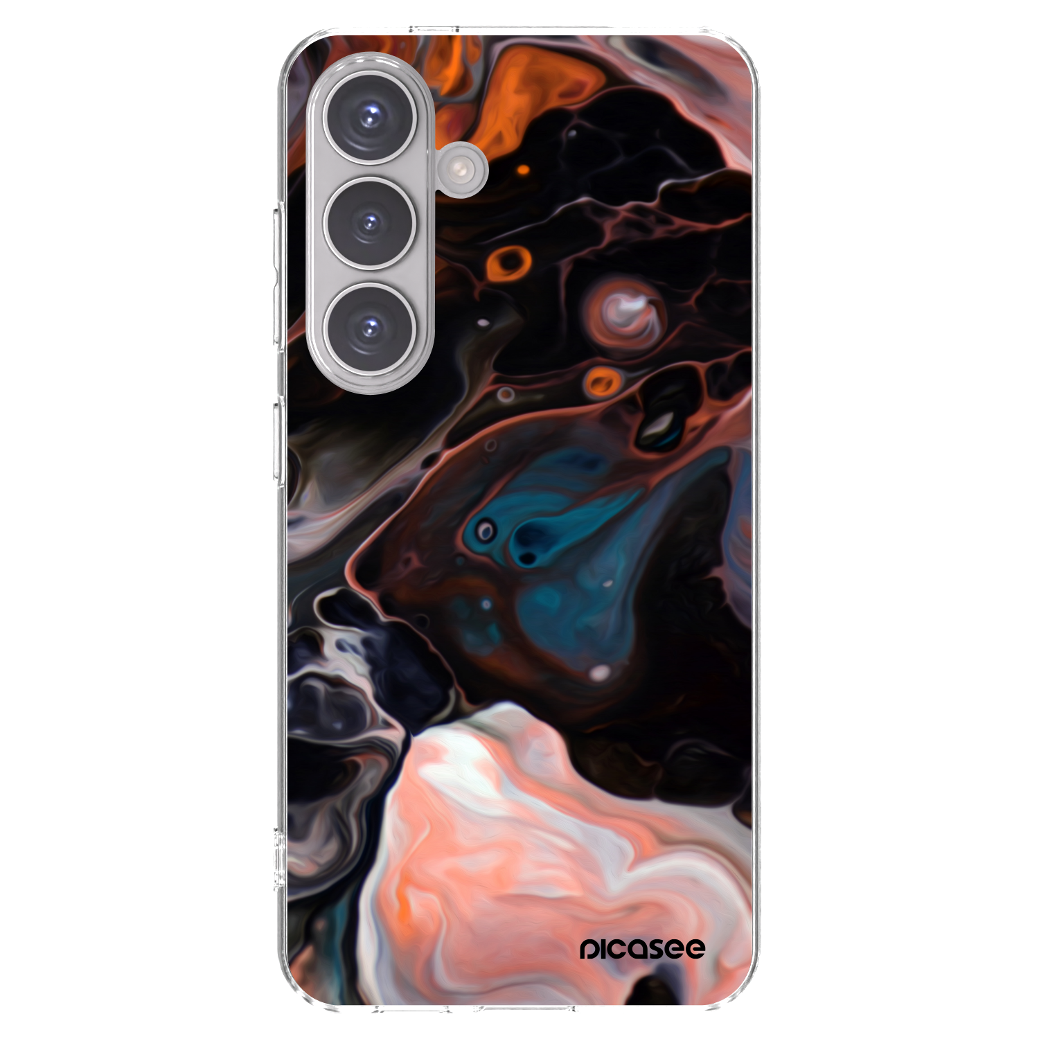 Picasee διαφανής θήκη σιλικόνης Samsung Galaxy S24 S921B 5G - Cream