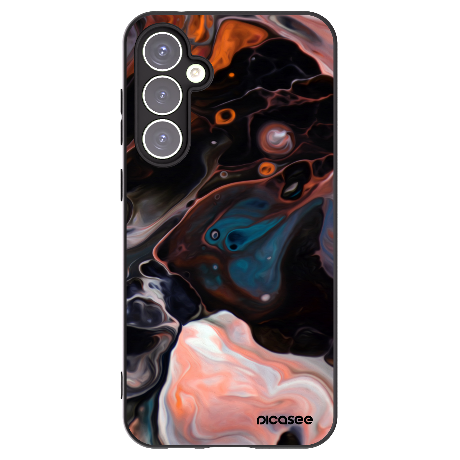 Picasee Μαύρη θήκη σιλικόνης για Samsung Galaxy S23 FE S711B - Cream