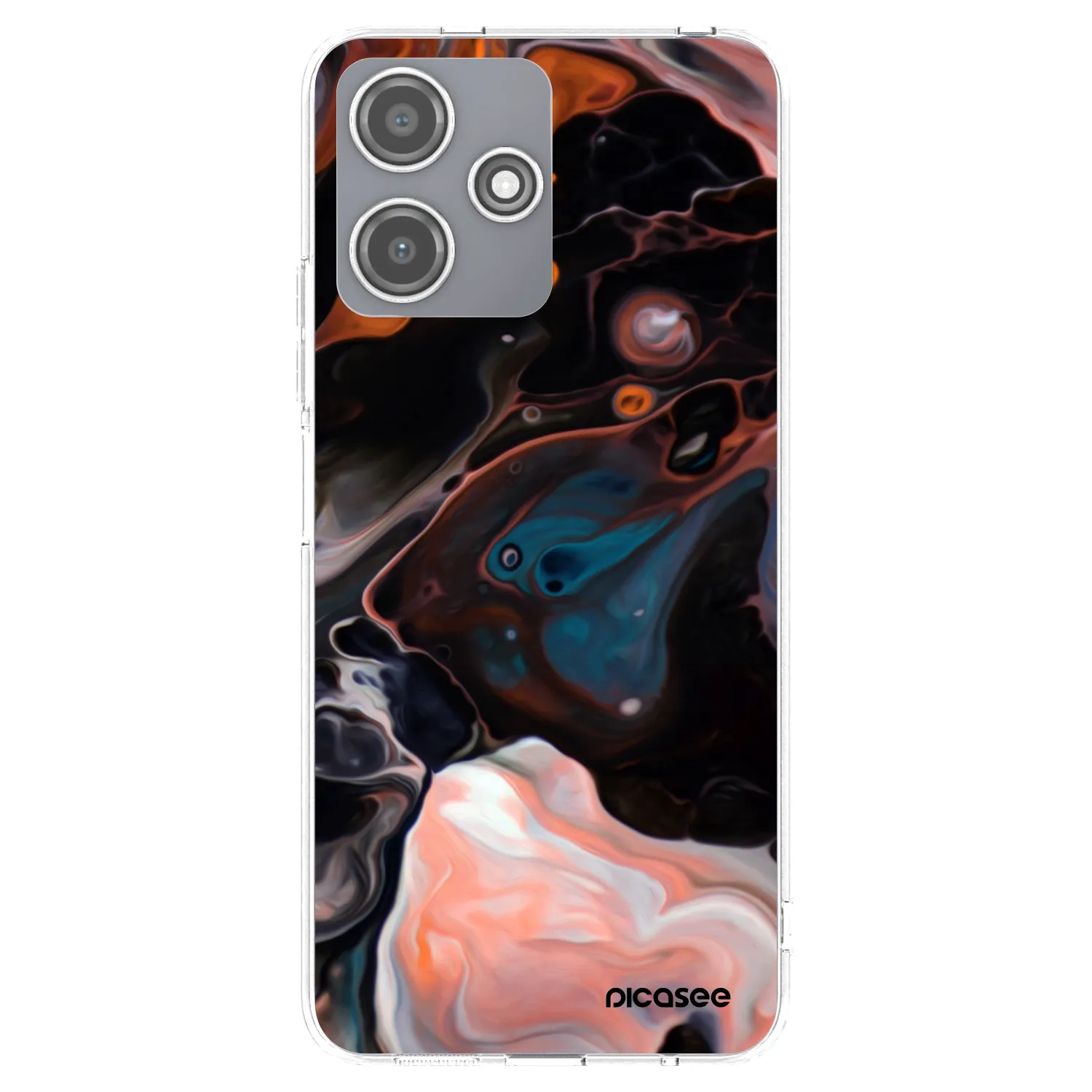 Picasee διαφανής θήκη σιλικόνης Xiaomi Redmi 12 5G - Cream