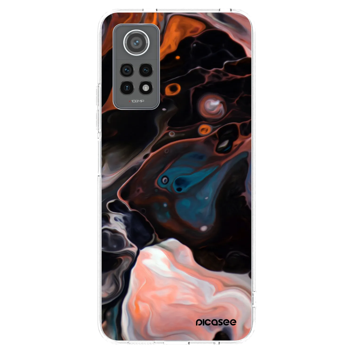Picasee διαφανής θήκη σιλικόνης Xiaomi Redmi Note 12 Pro 4G - Cream