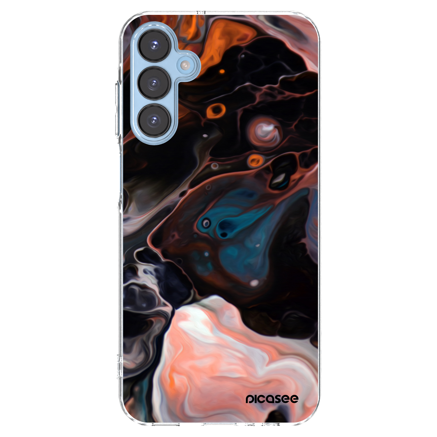 Picasee διαφανής θήκη σιλικόνης Samsung Galaxy A15 A156B 5G - Cream