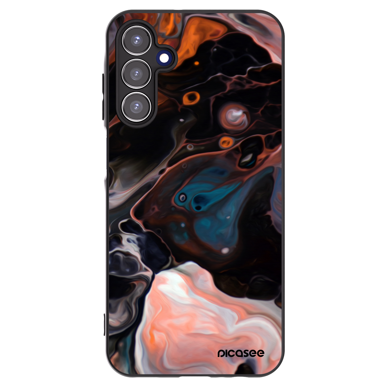 Picasee Μαύρη θήκη σιλικόνης για Samsung Galaxy A15 A155F 4G - Cream