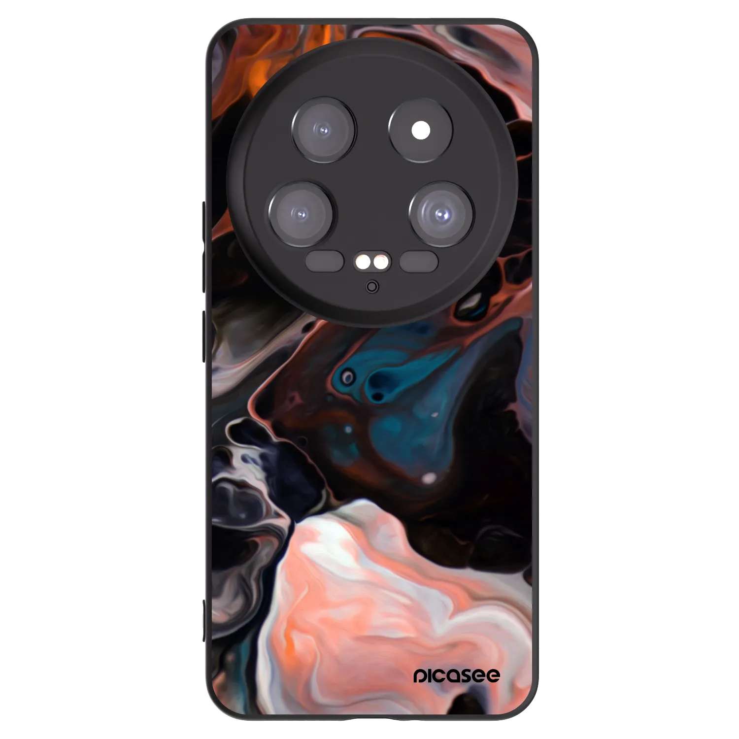 Picasee Μαύρη θήκη σιλικόνης για Xiaomi 14 Ultra - Cream