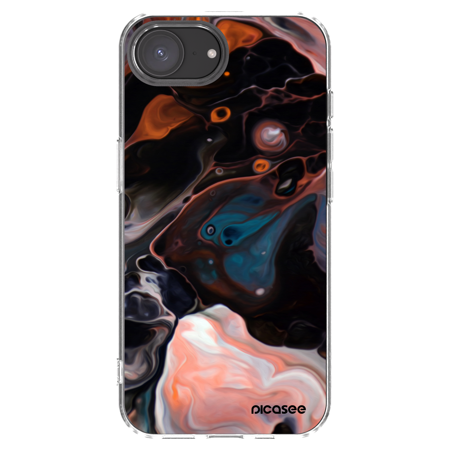 Picasee διαφανής θήκη σιλικόνης Apple iPhone 16e - Cream
