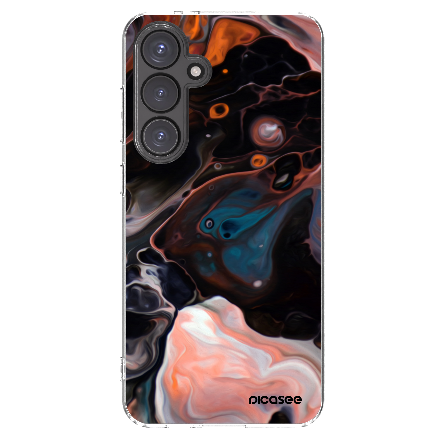Picasee διαφανής θήκη σιλικόνης Samsung Galaxy S24 FE S721B - Cream
