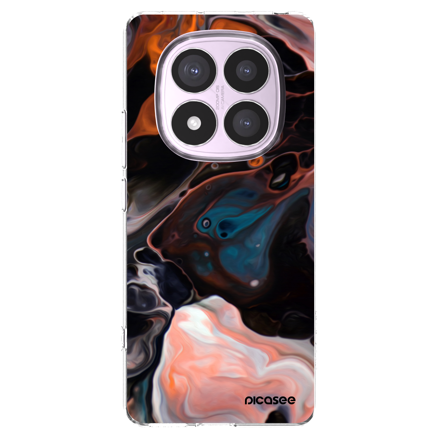 Picasee διαφανής θήκη σιλικόνης Xiaomi Redmi Note 14 Pro 5G - Cream