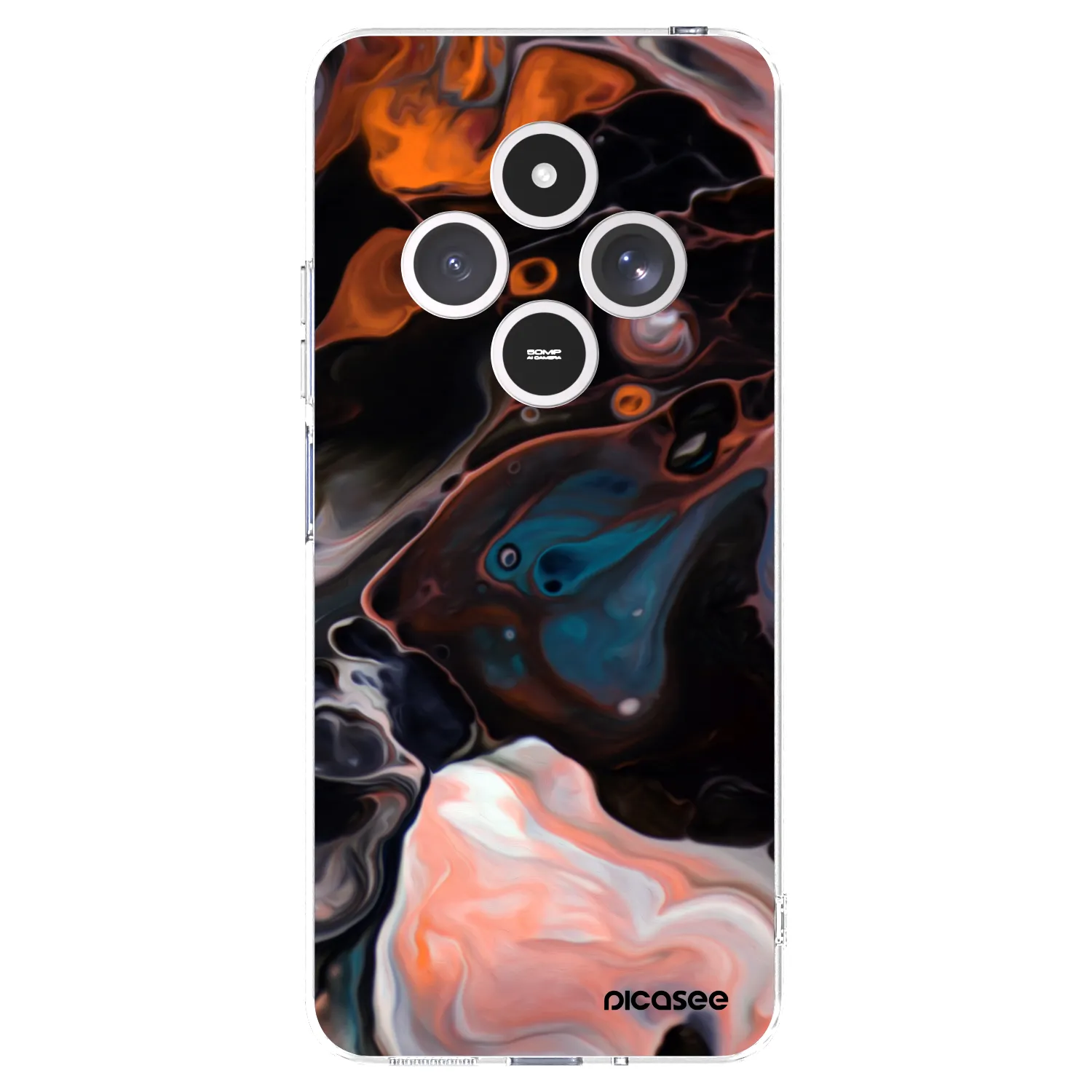 Picasee διαφανής θήκη σιλικόνης Xiaomi Redmi 14C - Cream