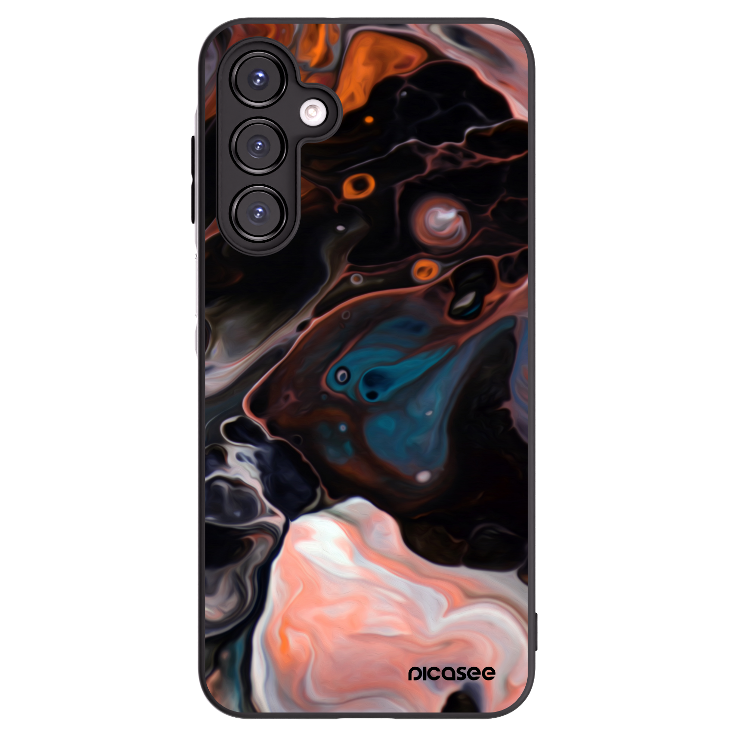Picasee Μαύρη θήκη σιλικόνης για Samsung Galaxy A16 5G - Cream