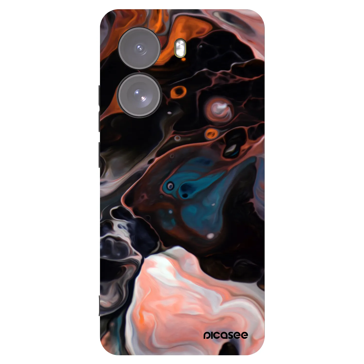 Picasee Μαύρη θήκη σιλικόνης για Xiaomi Poco X7 - Cream