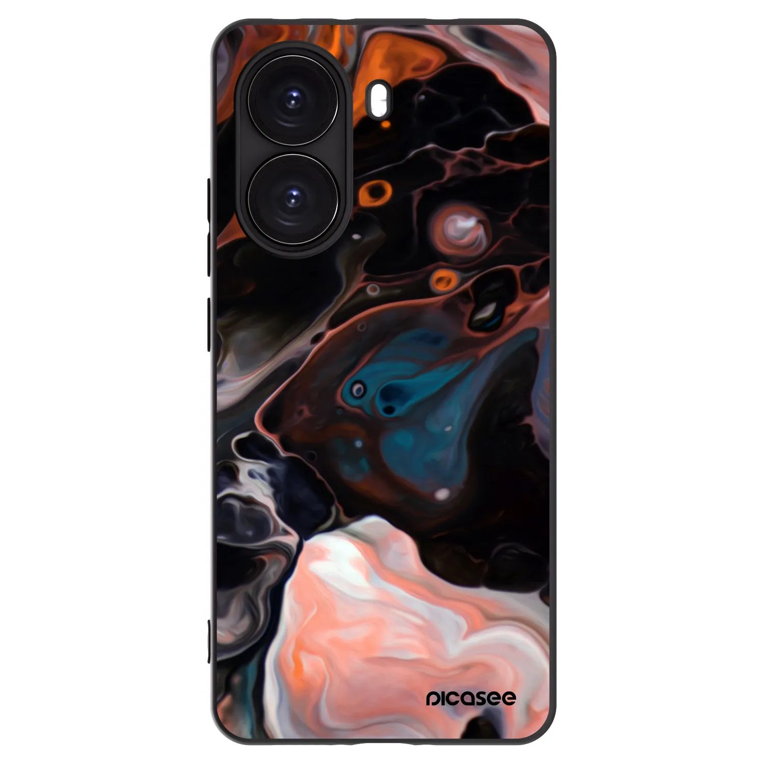 Picasee Μαύρη θήκη σιλικόνης για Xiaomi Poco X7 Pro 5G - Cream