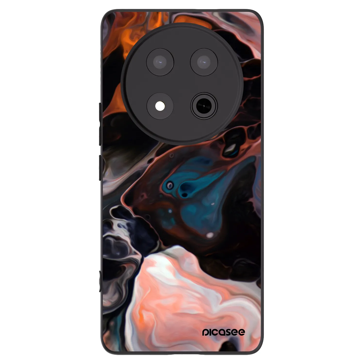Picasee Μαύρη θήκη σιλικόνης για Honor Magic7 Lite 5G - Cream