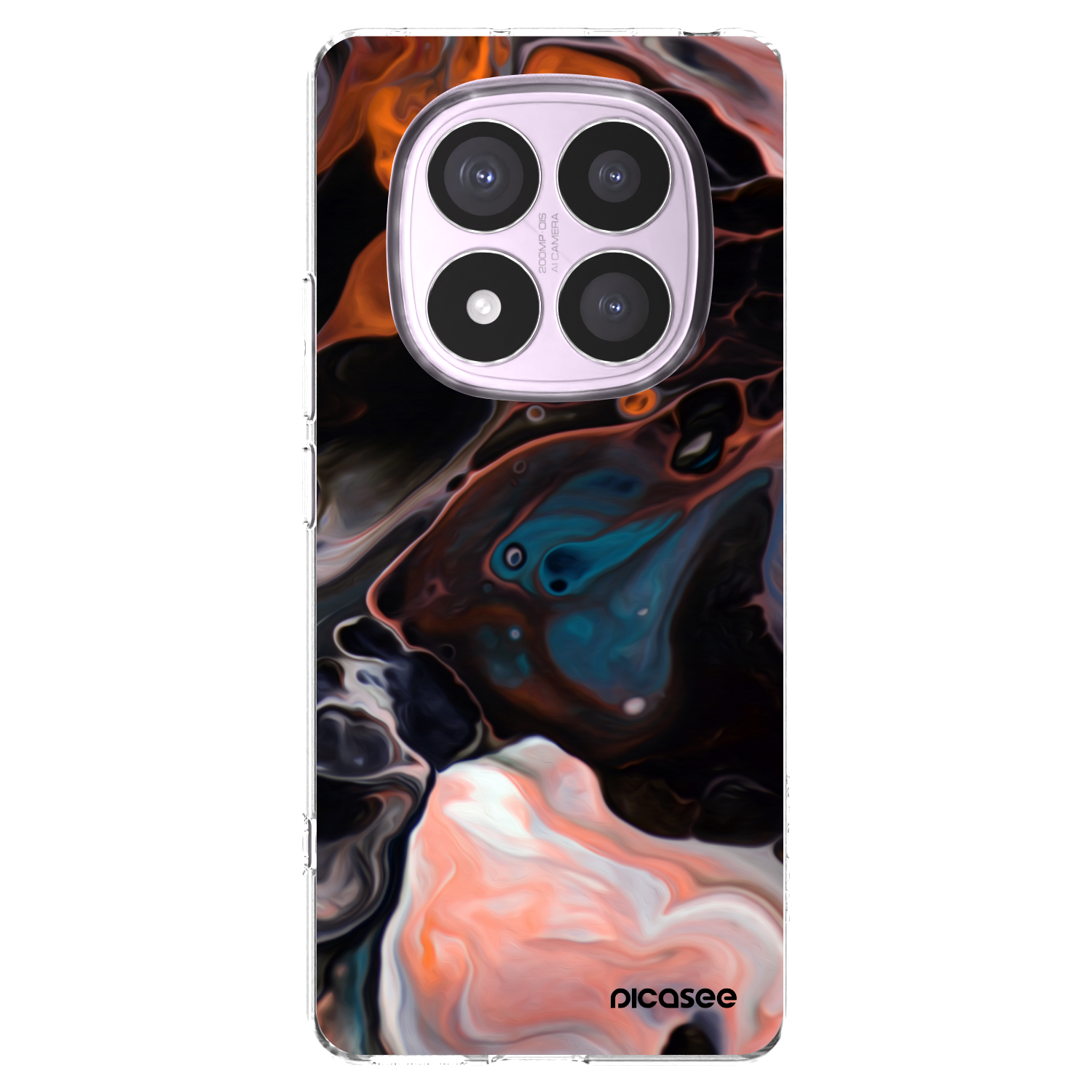 Picasee διαφανής θήκη σιλικόνης Xiaomi Redmi Note 14 Pro 4G - Cream