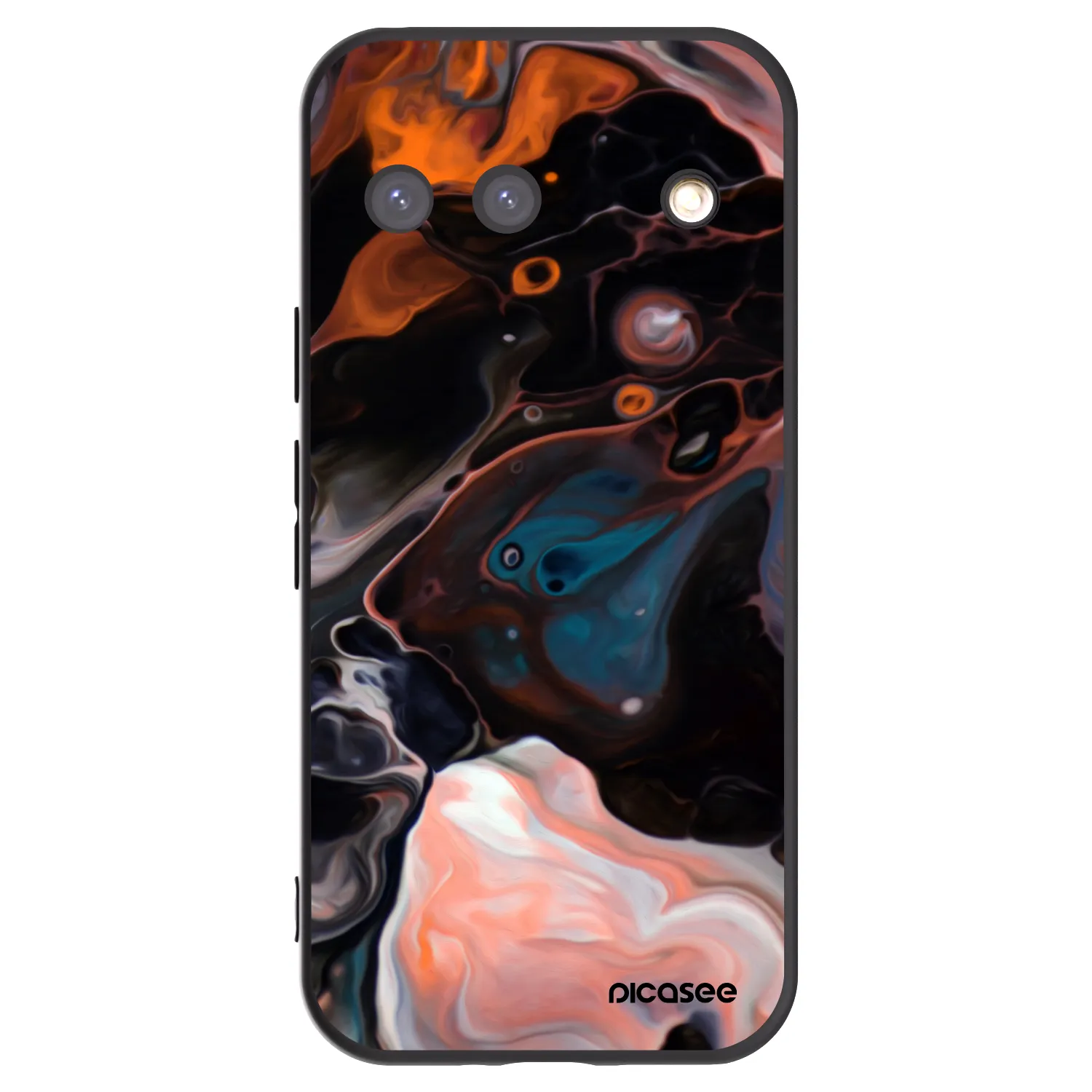 Picasee Μαύρη θήκη σιλικόνης για Google Pixel 9 - Cream