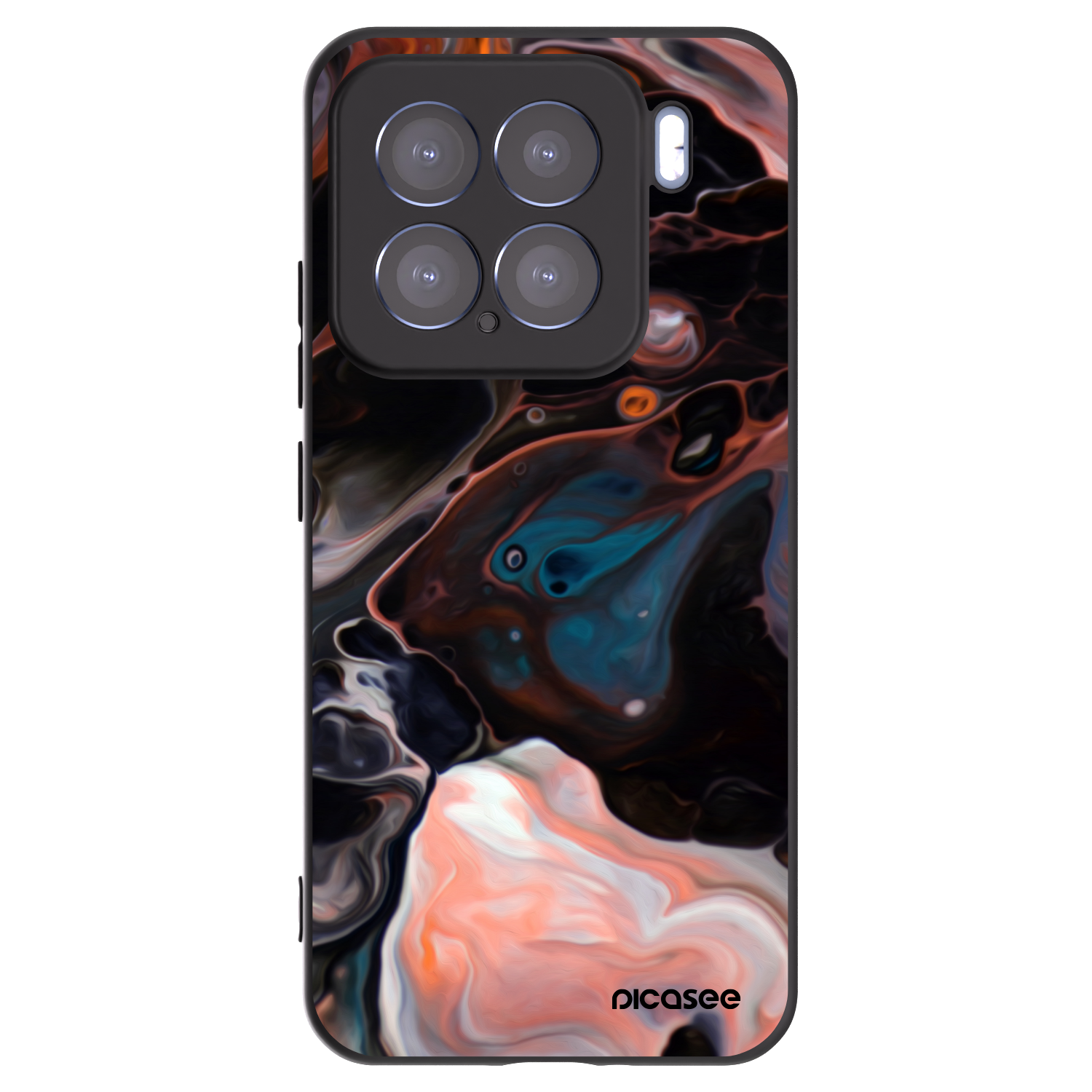 Picasee Μαύρη θήκη σιλικόνης για Xiaomi 15 - Cream