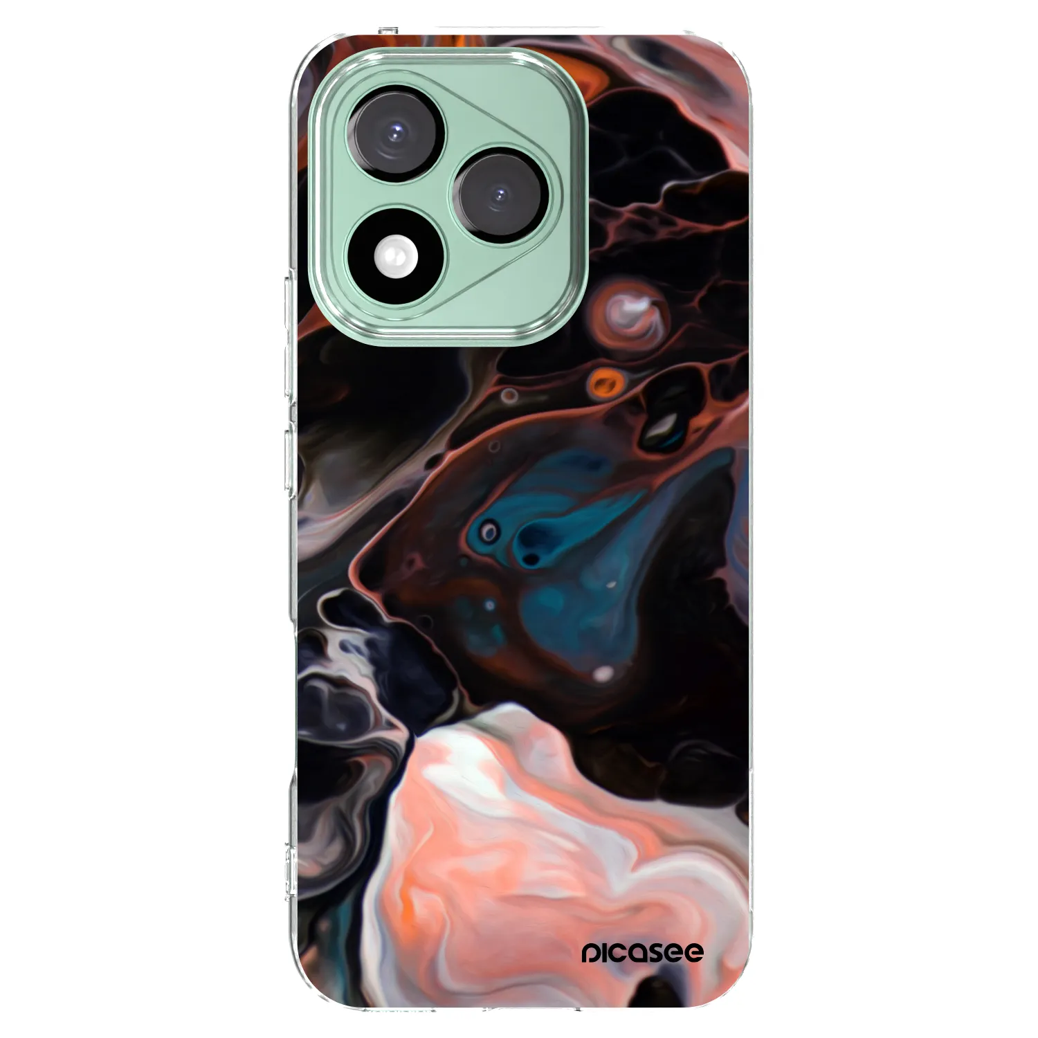 Picasee διαφανής θήκη σιλικόνης Honor 400 Lite 5G - Cream