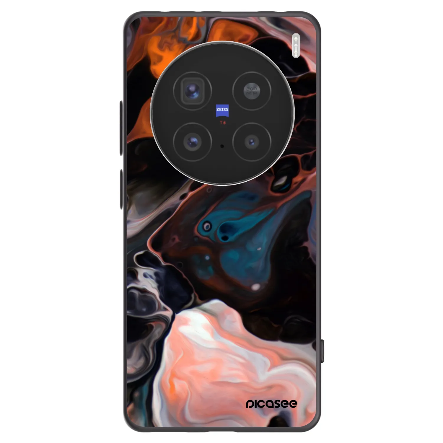 Picasee Μαύρη θήκη σιλικόνης για Vivo X200 Pro - Cream