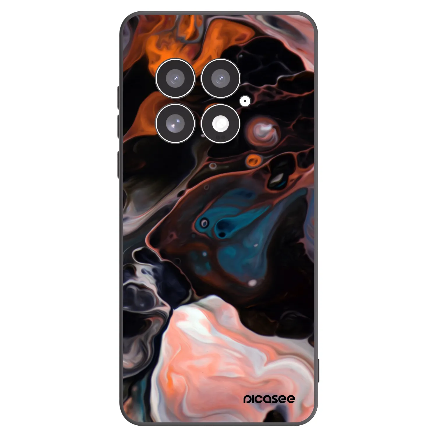 Picasee Μαύρη θήκη σιλικόνης για OnePlus 13 5G - Cream