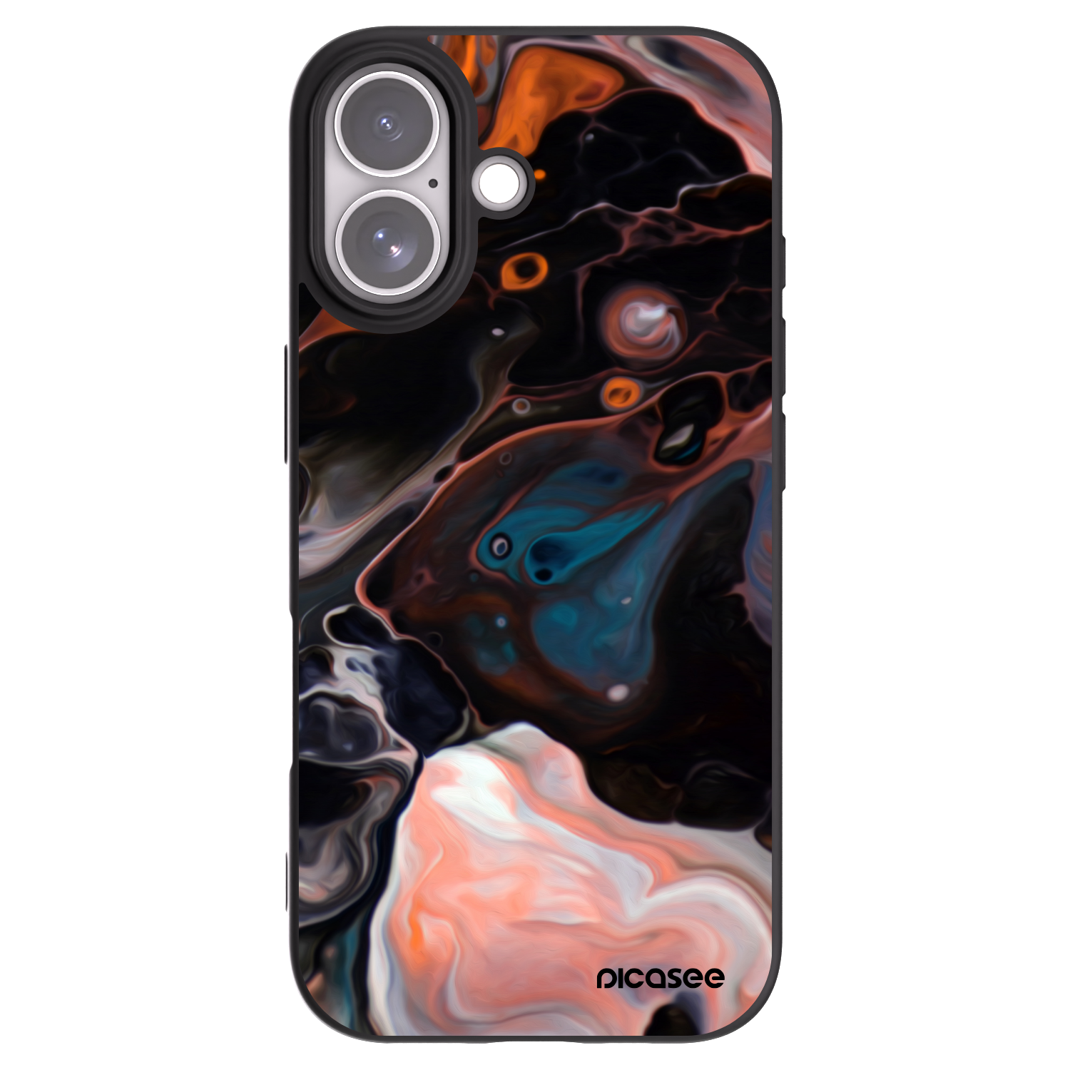 Picasee Μαύρη θήκη σιλικόνης για Apple iPhone 17 - Cream