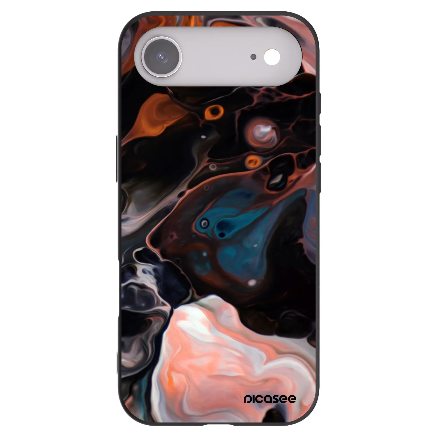 Picasee Μαύρη θήκη σιλικόνης για Apple iPhone Air - Cream