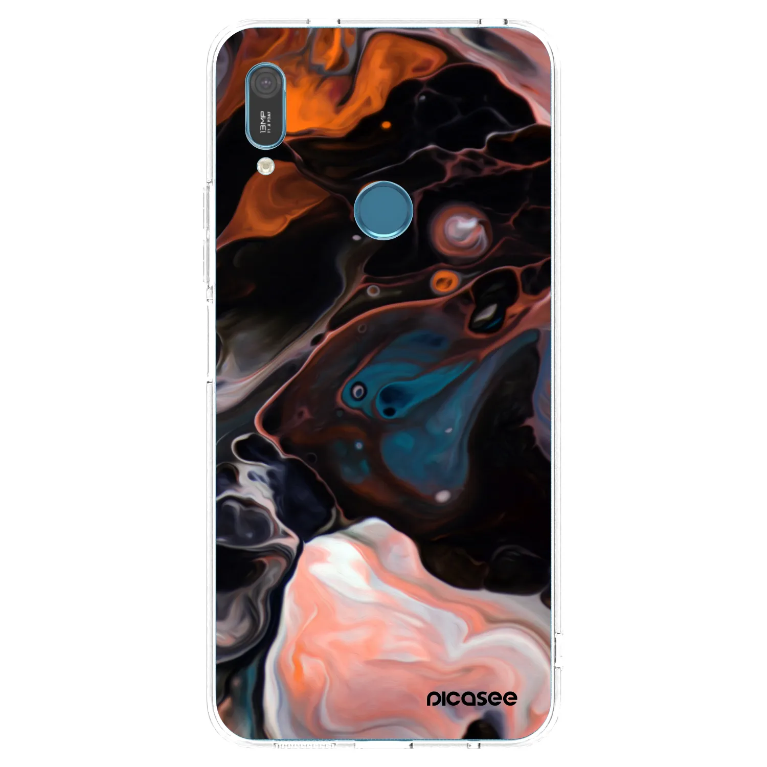 Picasee διαφανής θήκη σιλικόνης Huawei Y6 2019 - Cream