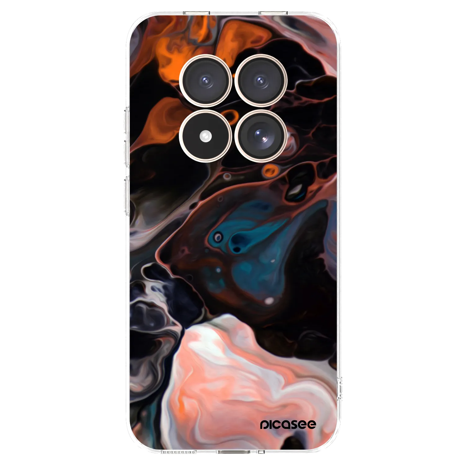 Picasee διαφανής θήκη σιλικόνης Xiaomi Redmi Note 15 Pro 4G - Cream