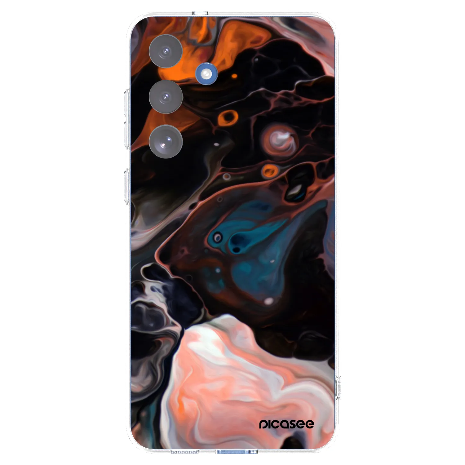 Picasee διαφανής θήκη σιλικόνης Samsung Galaxy S25 FE 5G - Cream