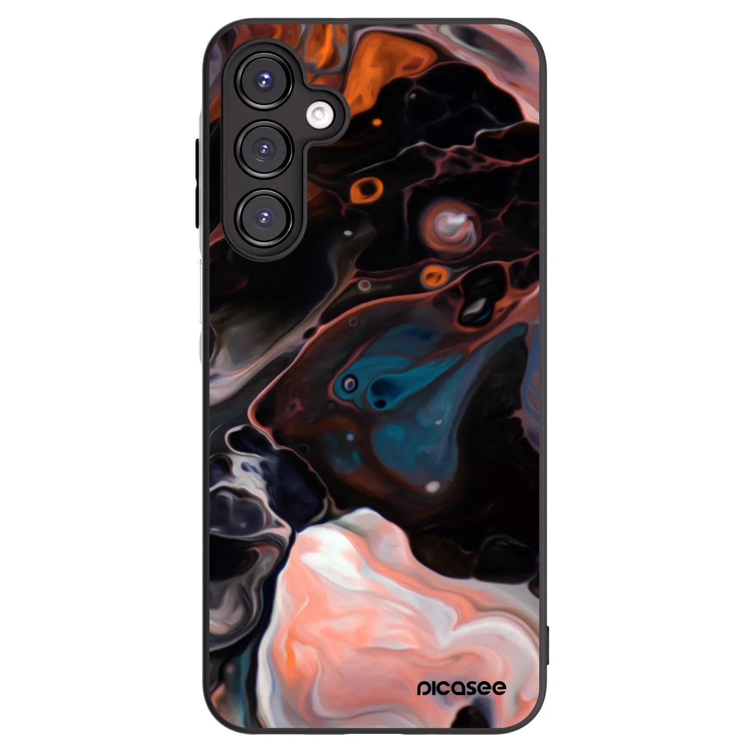 Picasee Μαύρη θήκη σιλικόνης για Samsung Galaxy A16 4G - Cream