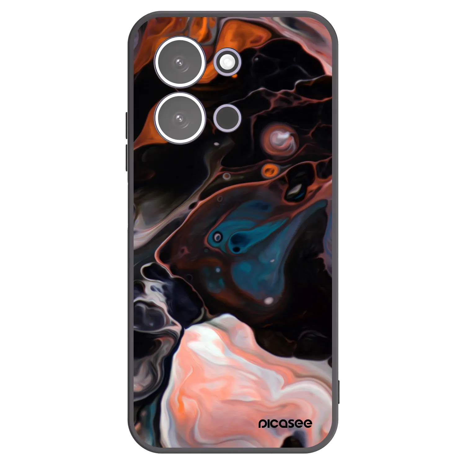 Picasee Μαύρη θήκη σιλικόνης για Xiaomi Redmi 15C 5G - Cream